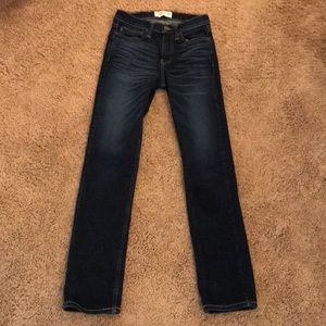 Boys Abercrombie straight jeans 13/14 slim
